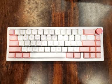 GMK67 Pink and White thumbnail 3
